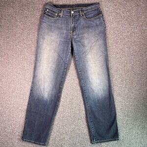 Polo Ralph Lauren Jeans Womens Sz 8‎ Blue Faded Dull Wash Saturday Fit-32x30.75